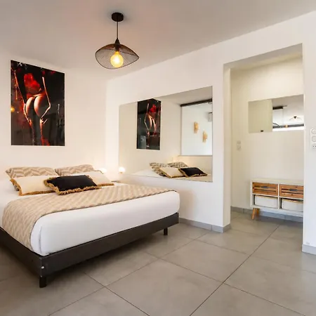 Rocca V Heliopolis - Terrasse - Garage - - Village Naturiste Apartament Agde