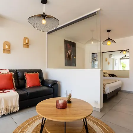 Rocca V Heliopolis - Terrasse - Garage - - Village Naturiste * Agde
